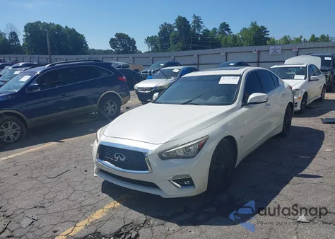 2018 Infiniti Q50 3.0T Luxe from USA, damaged, VIN JN1EV7AP8JM350677